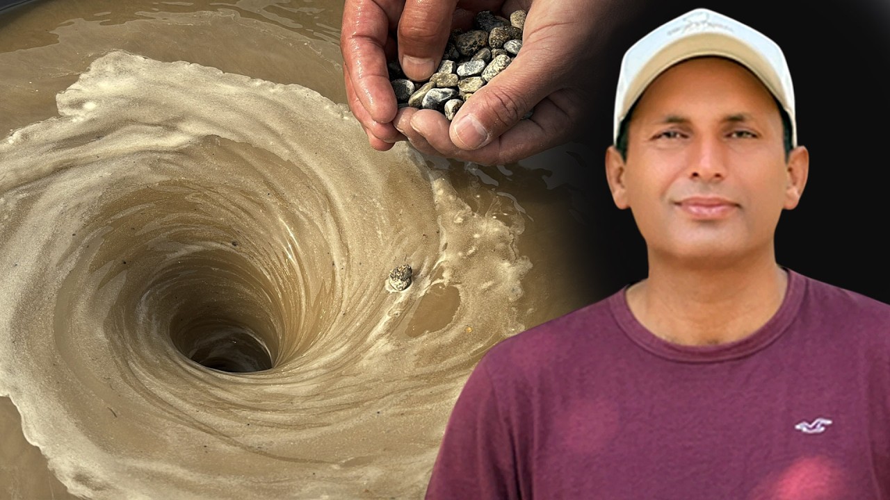Relaxing whirlpool hole | Beautiful place | How to make Mud Whirlpool 😍😍 | 2