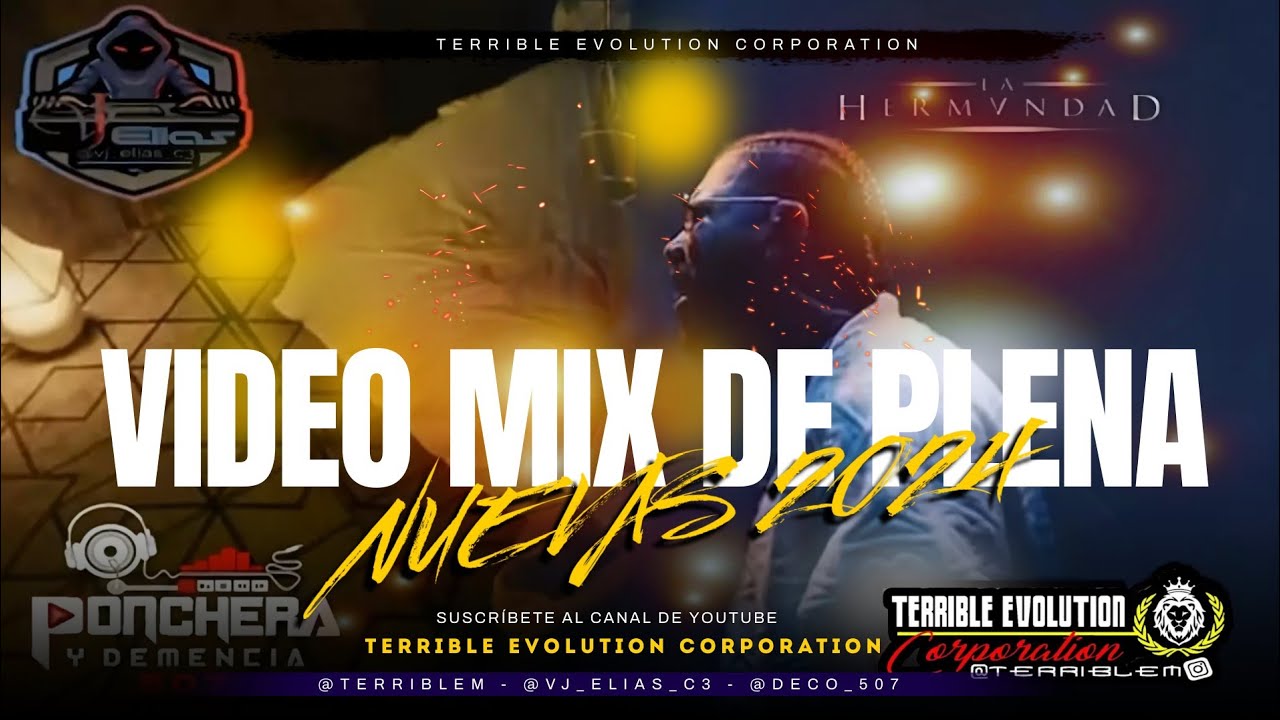 🔥#video MIX DE PLENA NUEVA 2024 - Vj Elias C3 Ft Terrible Evolution Corporation // #mix #plena #2024