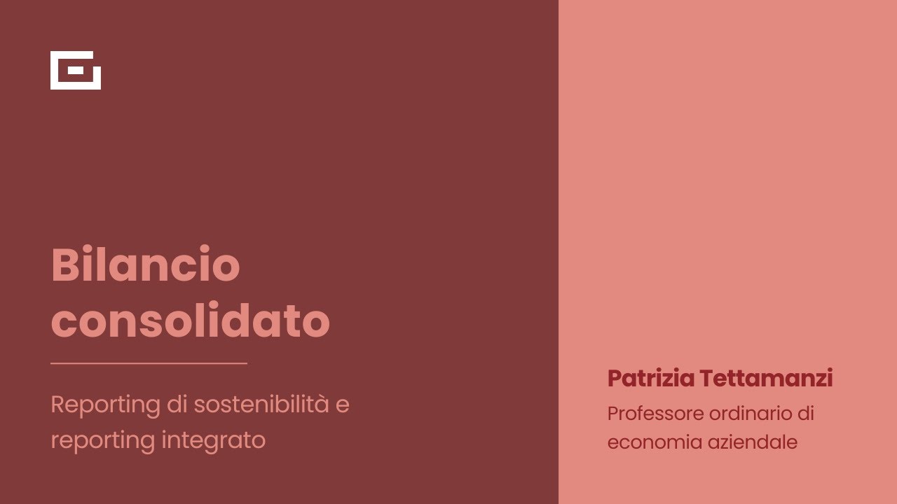 Bilancio consolidato, reporting di sostenibilità e reporting integrato