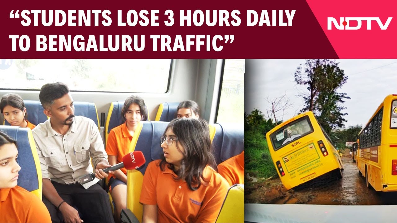 Bengaluru News | Shocking Study On Bengaluru Traffic, Students Spend 3 Hours A Day On The Road