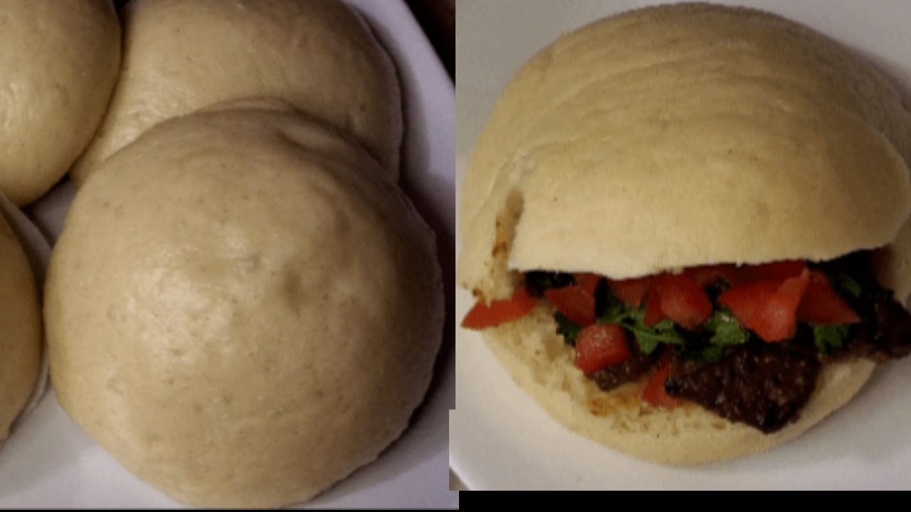 عيش بخار - رغيف بدون فرن Steamed Buns - Sudanese Food