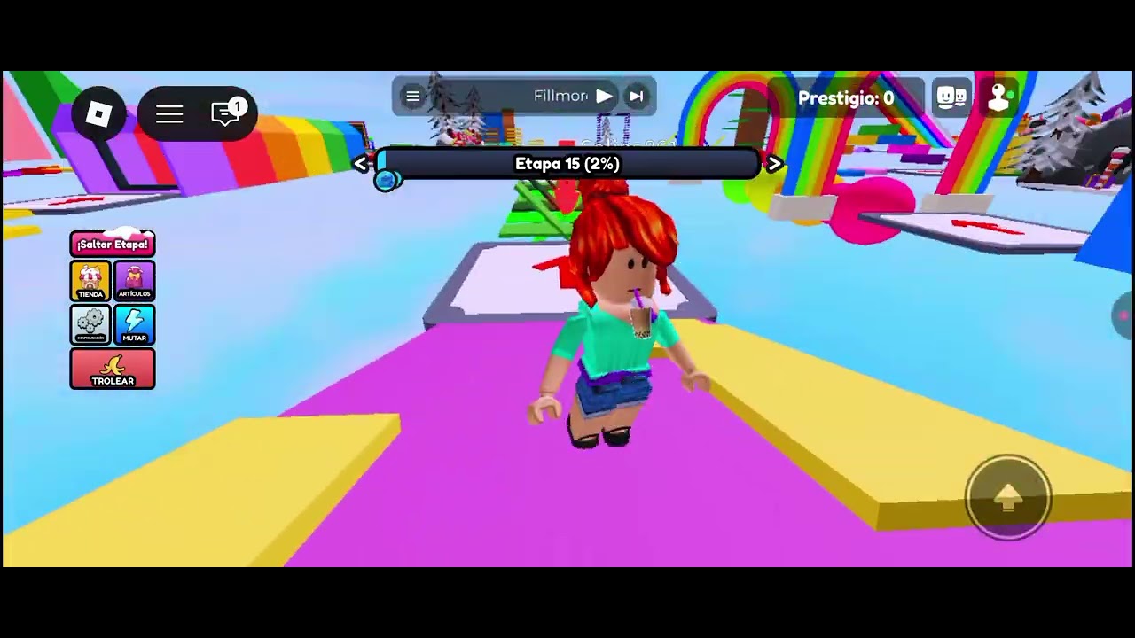 Jugando parkour 