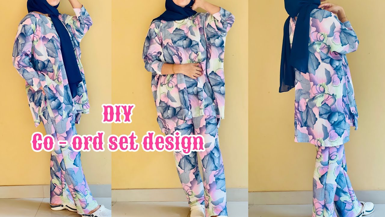 DIY: КОМПЛЕКТ / прямые брюки с Курти #кройкаишитье #шитье #naachusworld #diy #платье