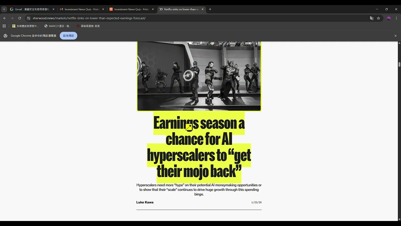 Netflix sinks on lower than expected earnings forecast   Sherwood News   Google Chrome 2026 01 25 12