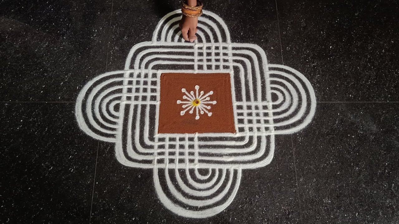Thamil puthandu special padi kolam | 5*1 chithirai 1 kolam | pandaga muggulu | Rangoli kolangal