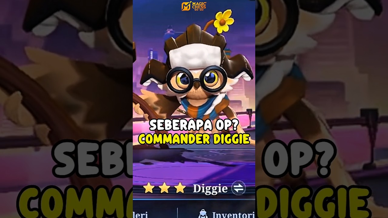 HOW OP IS DIGGIE'S NEW COMMANDER? #MagicChessGoGo #MCGGIDCreators