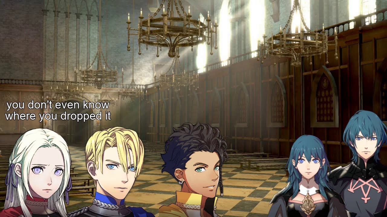 Byleth's lost item (3H CD drama intro)