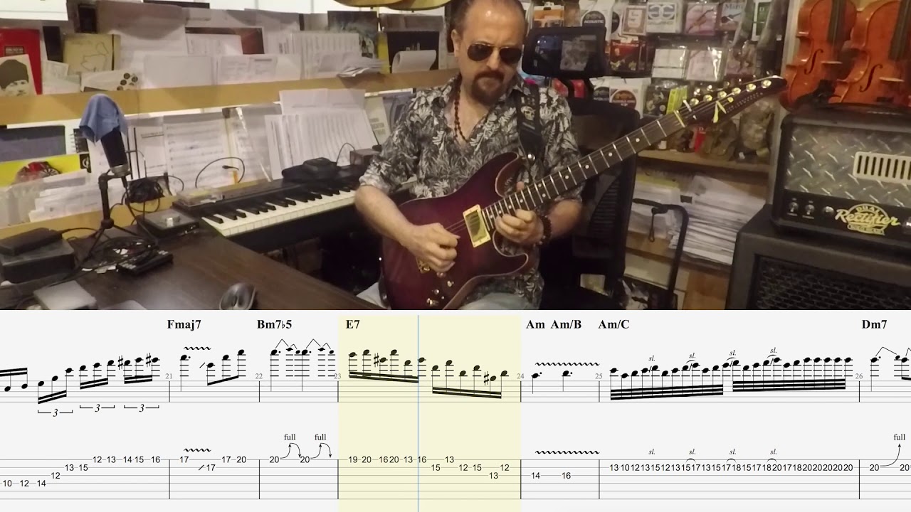 Still Got The Blues-(Martin Miller&Andy Timmons Cover)Tab Tutorial transcription by Arif DenizToker