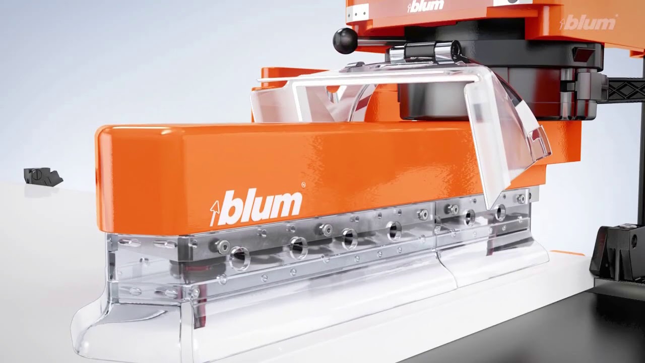MINIPRESS P - Maşină de găurit şi de montat feronerie, Găurire verticală