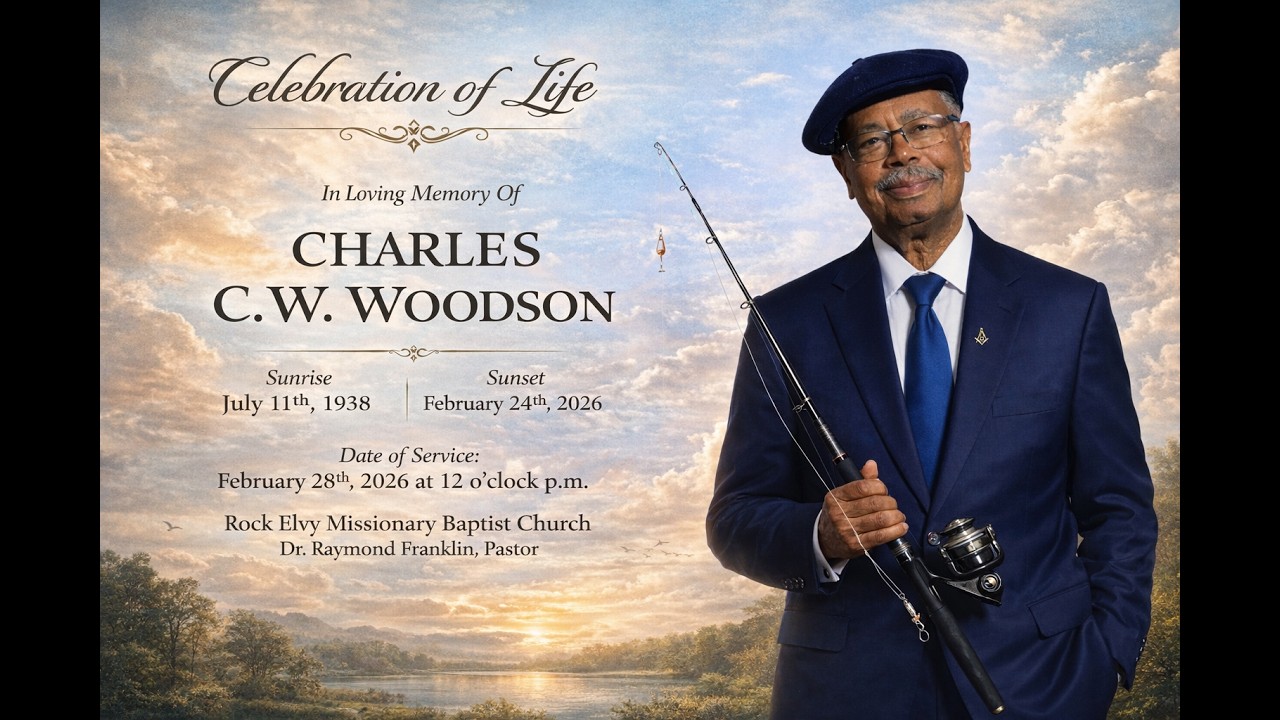 Charles C.W. Woodson Funeral Service