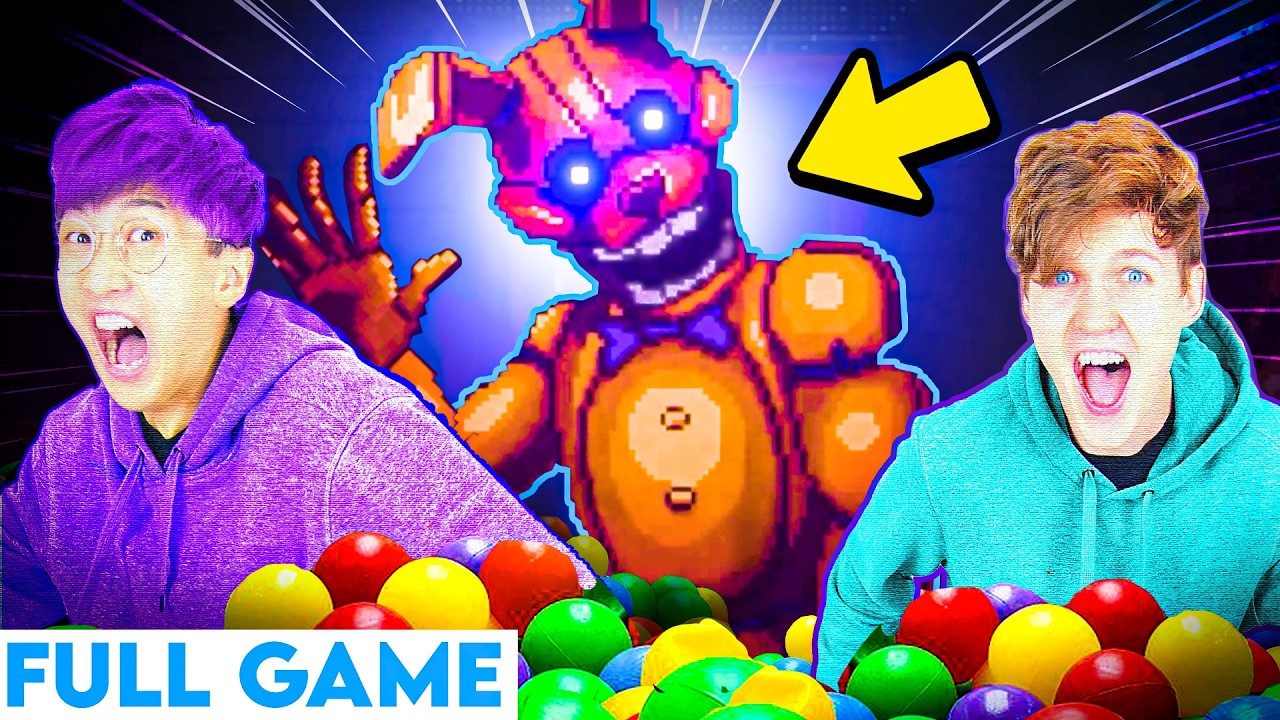 LANKYBOX Играет в FIVE NIGHTS AT FREDDY'S: INTO THE PIT!? (ПОЛНАЯ ИГРА!)