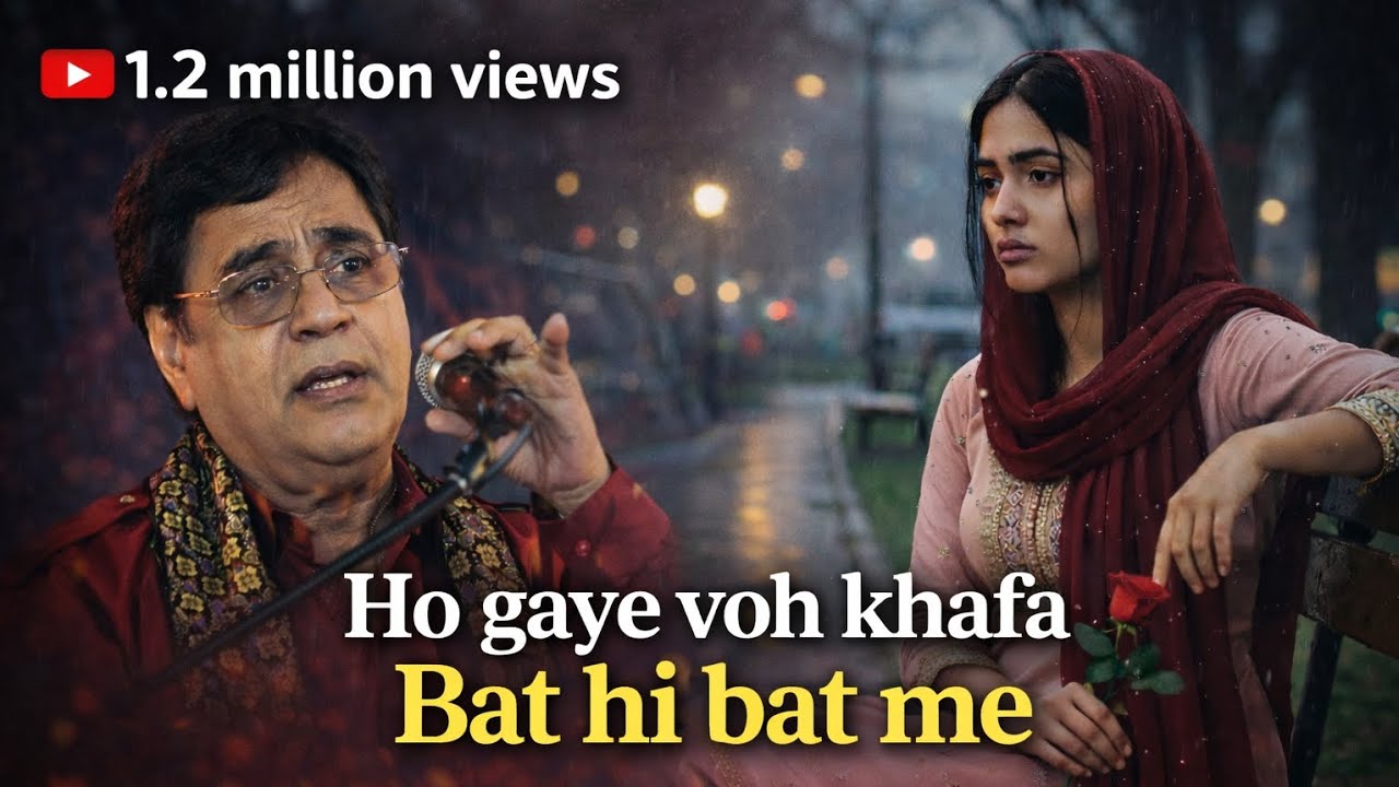 SUPERHIT GHAZAL | Ho gaye voh khafa bat hi bat me | हो गए वो ख़फ़ा बात ही बात में 