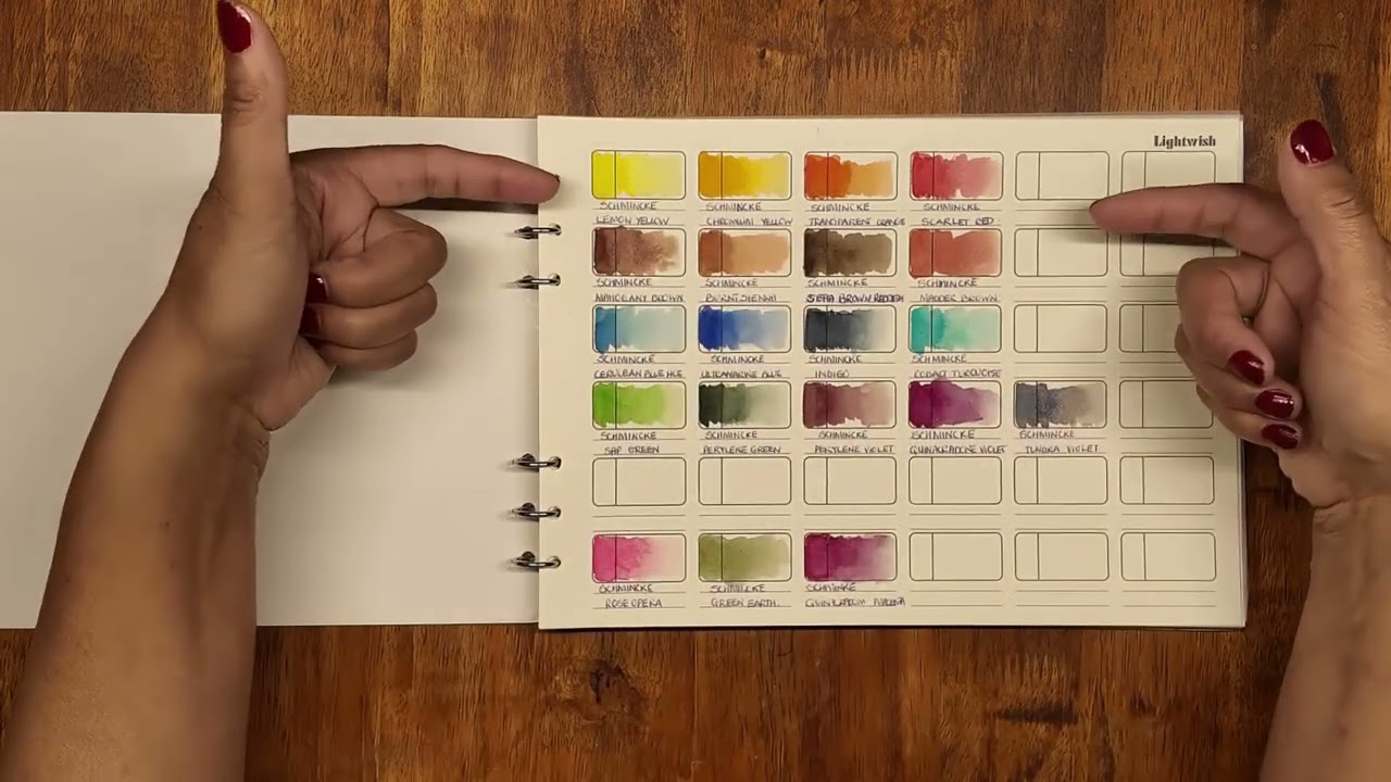 A Really Useful Swatch Book - My honest Lightwish Swatchbook review