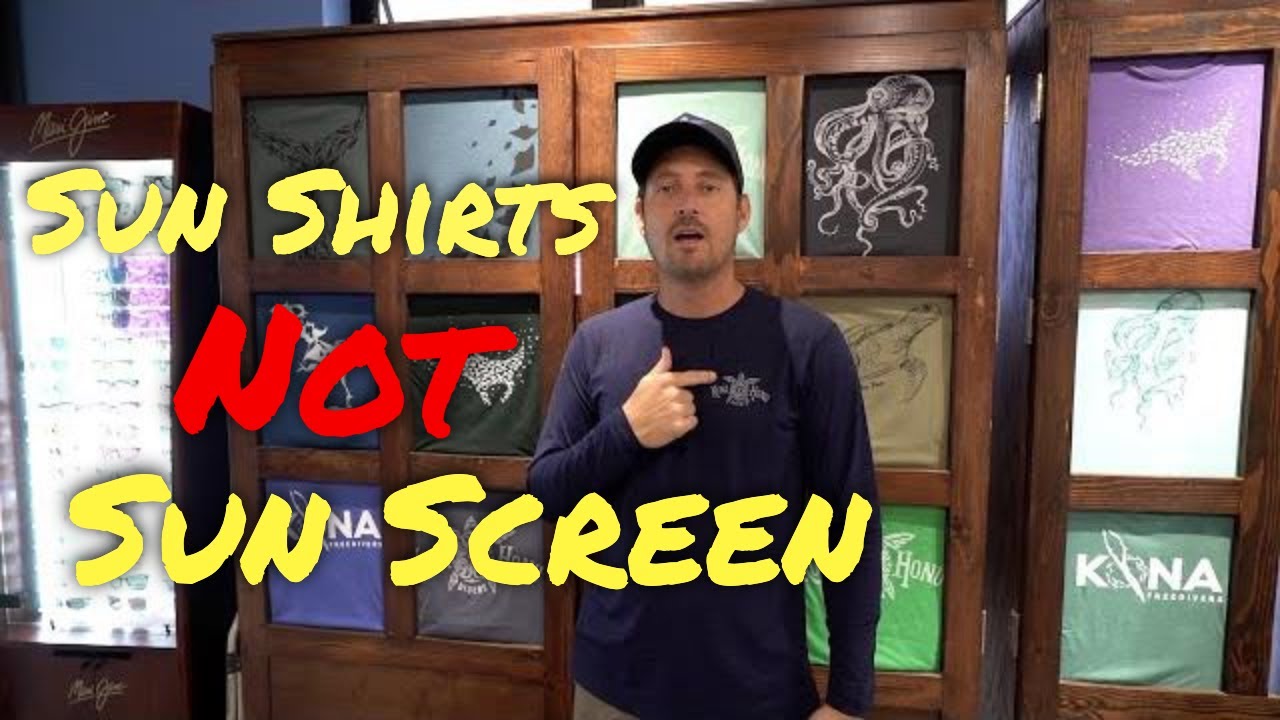 Kona Dive Shops - Sun Shirts, not sunscreen | Kona Honu Divers