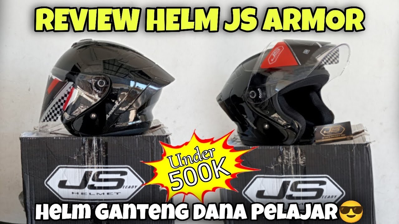 REVIEW HELM JS ARMOR - Helm Ganteng Dana pelajar😎
