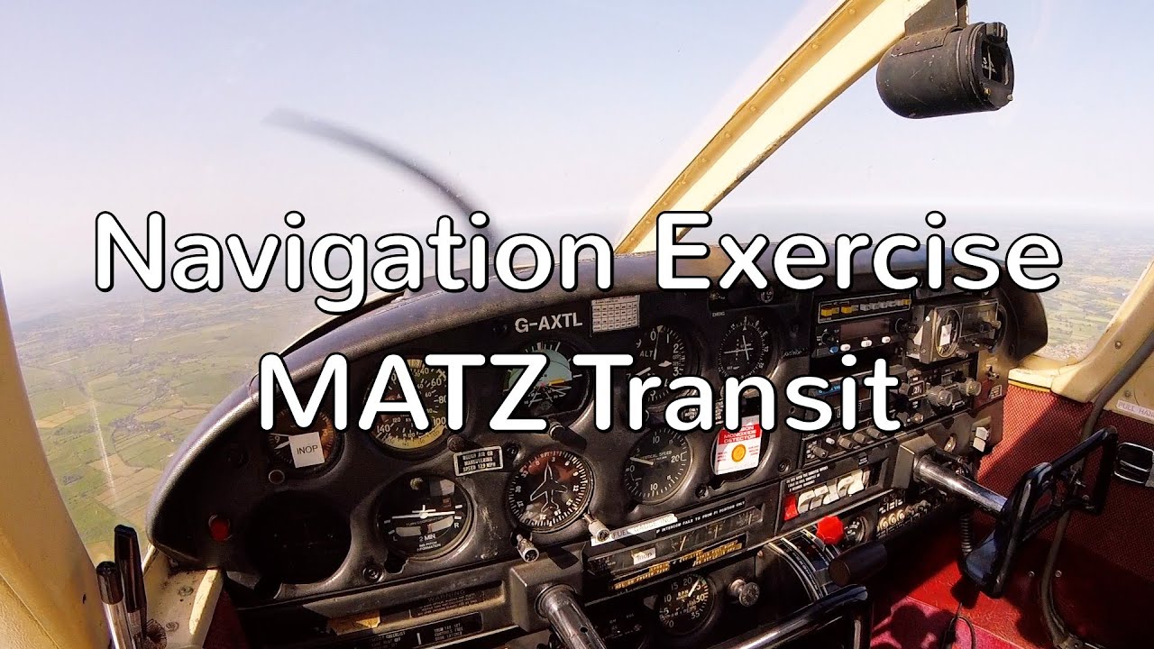 MATZ Transit | Flying Over Somerset | Gusty Landing Bristol Airport