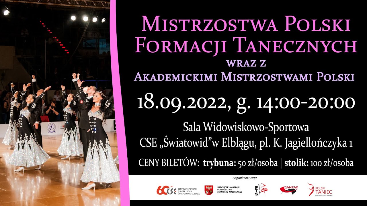 Mistrzostwa Polski Formacji Tanecznych | Finezja Sławno | Elbląg, 18.09.2022