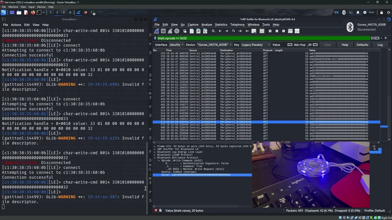 Hijacking a Bluetooth Light with Code