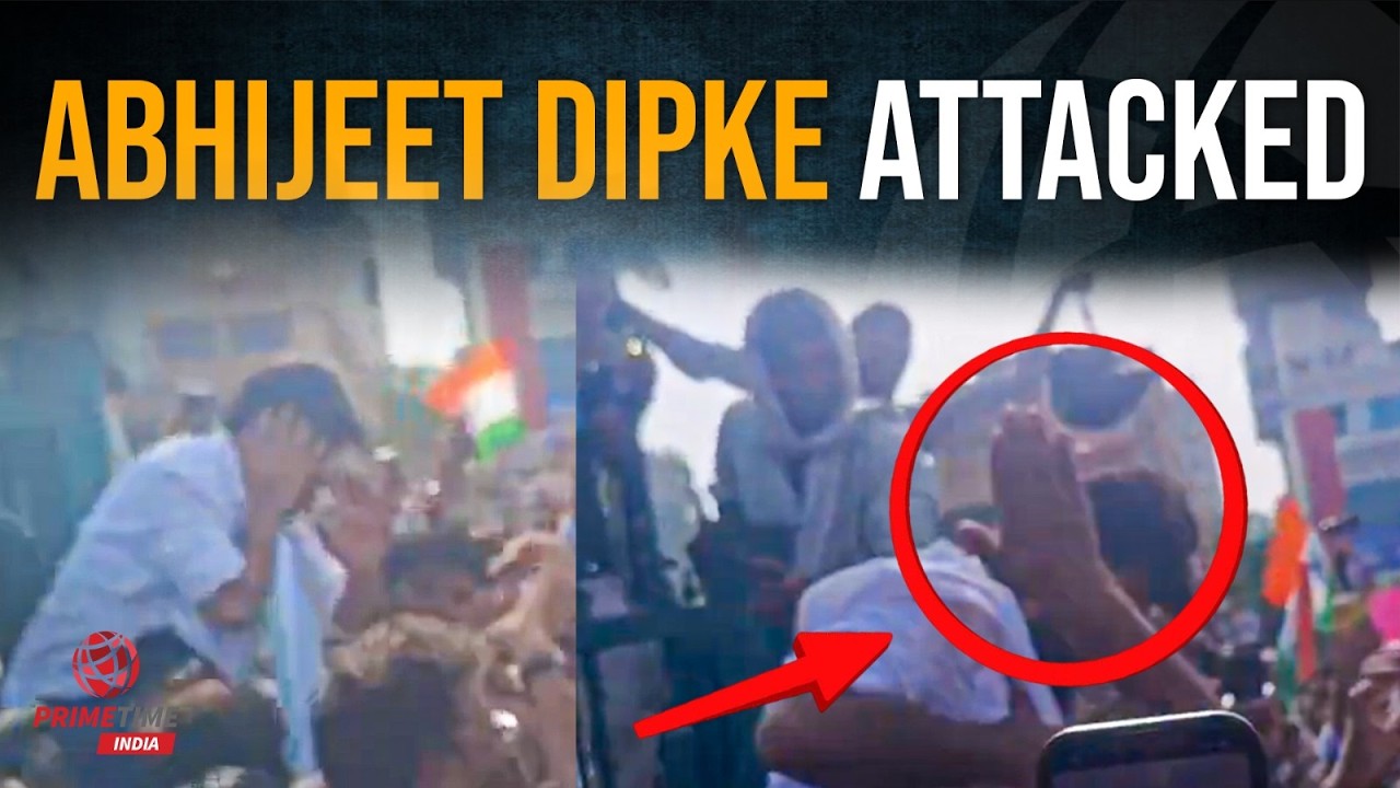 Abhijeet Dipke attacked during CJP's Jaipur protest