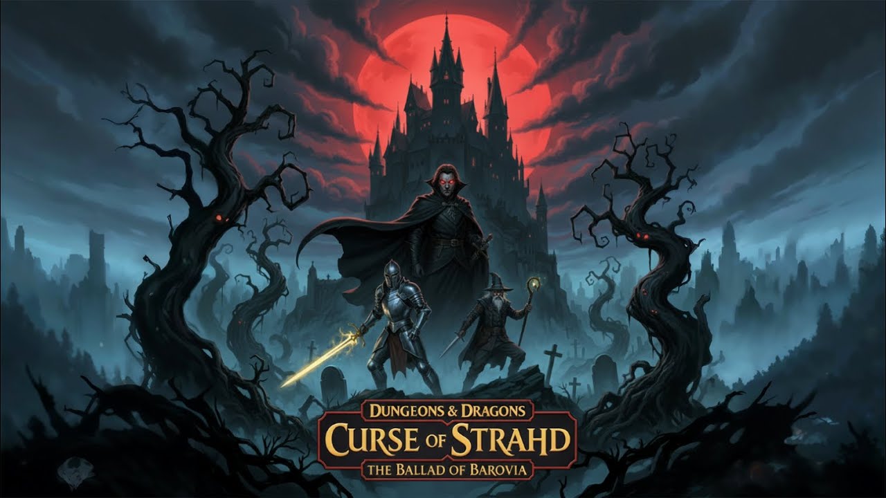 Curse of Strahd: Ambient Horror Music | 4 Hours of Dread in Barovia [D&D BGM]