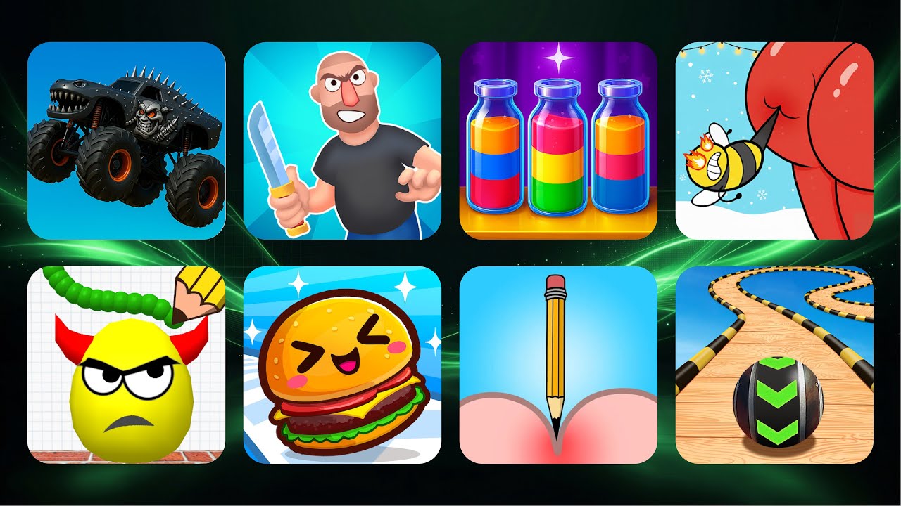 Minecraft, Draw master, Temple Run, Dr Driving, Prado Parking, Subway Surfers