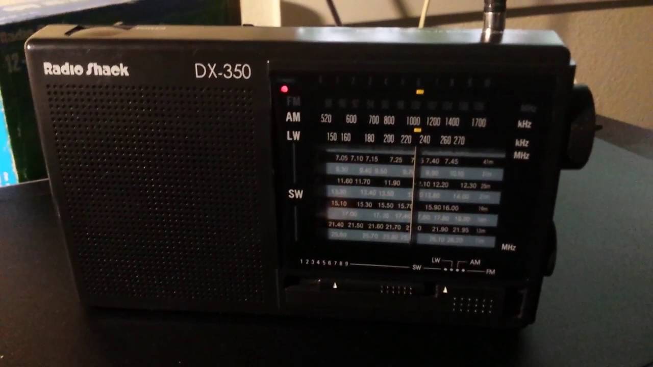 Cuban HM01 Number Station on a Radio Shack DX-350