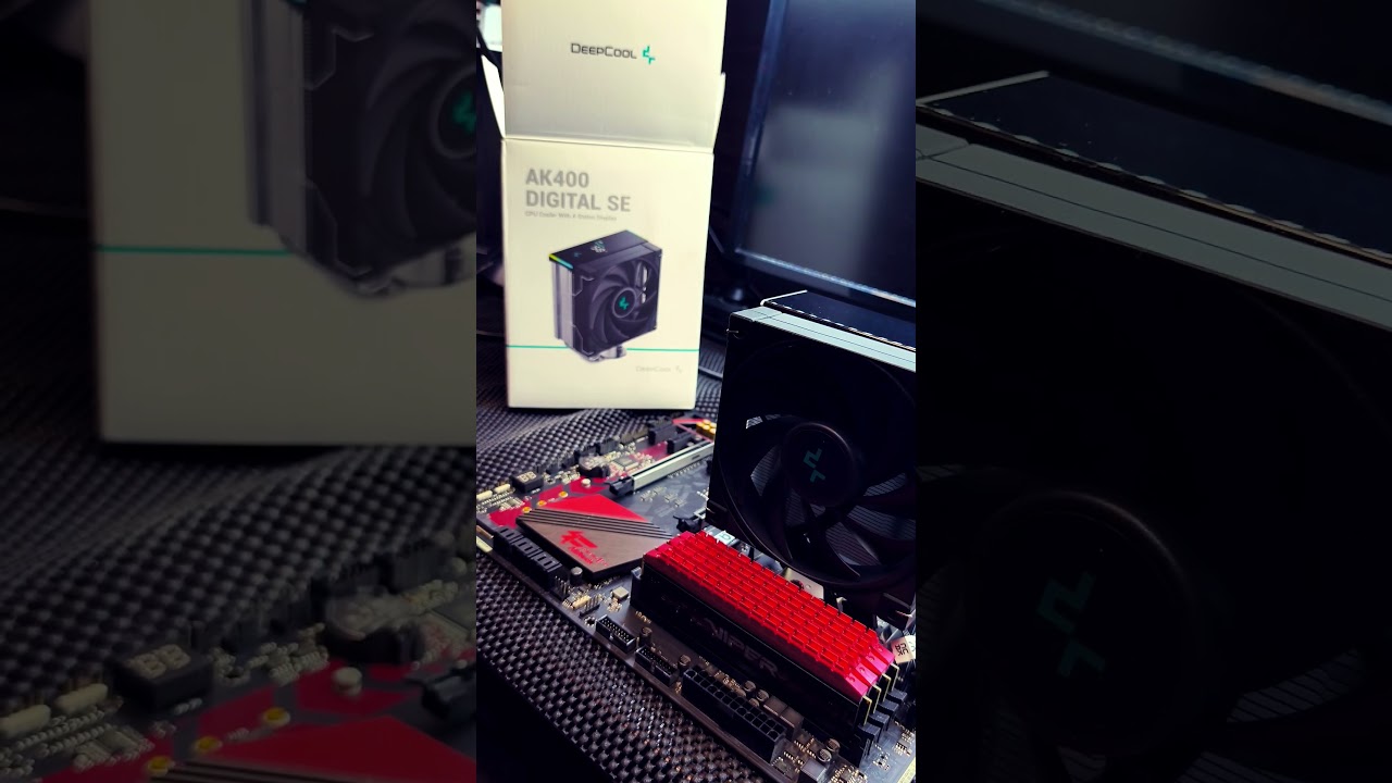 chłodzenie zamontowane możemy iść dalej #stopnicaserwis #asrock #amd @sinutronixindustries