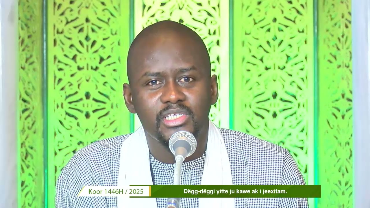 Bisup 21eel Waxtaanu Koor 1446H / 2025 GMT: Sëriñ Maam Moor MBÀKKE Hamdi