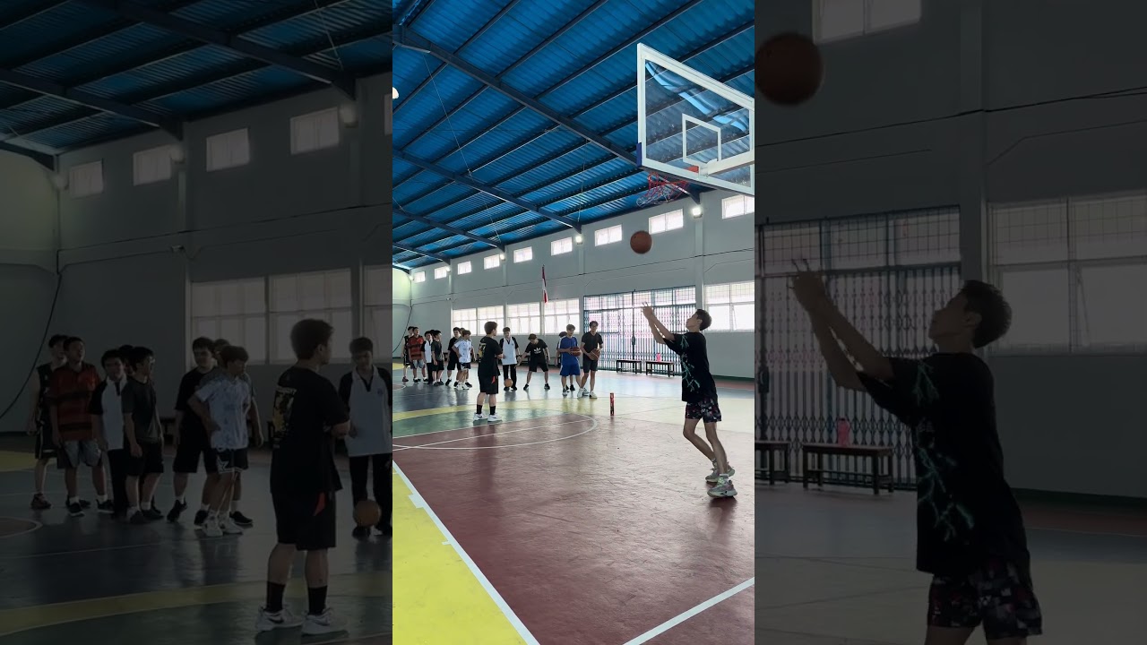 Senior High School- After-school grind with coach 🏀🔥 