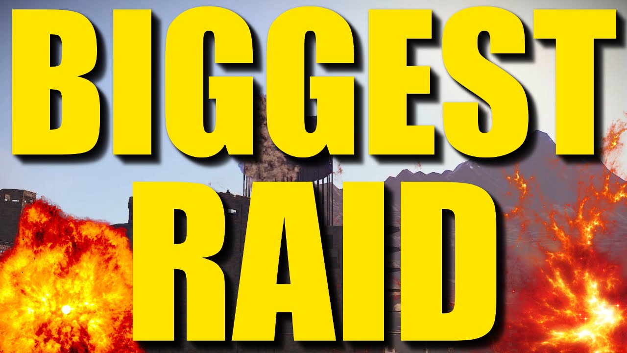 THE BIGGEST RAID! | Rust (Raid-cam)