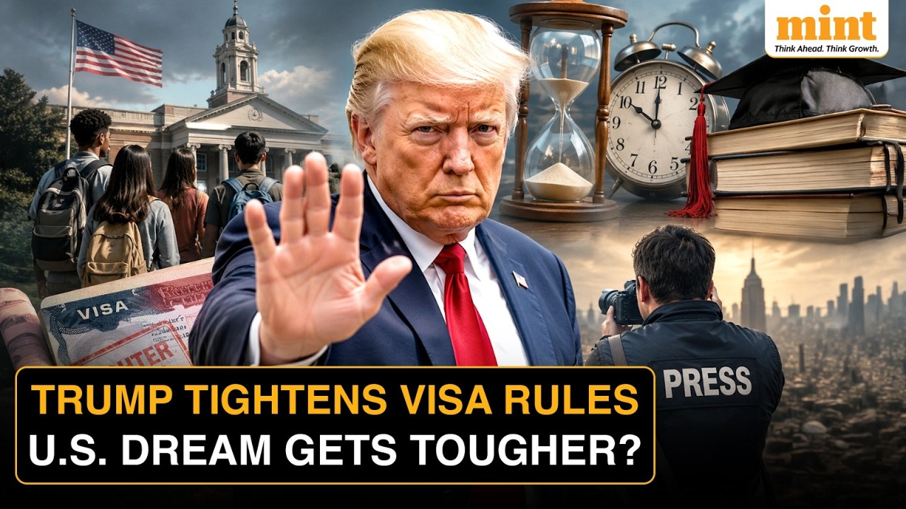 Trump Ends Flexible US Student Visa System, Imposes Strict Time Limits on Students and Journalists