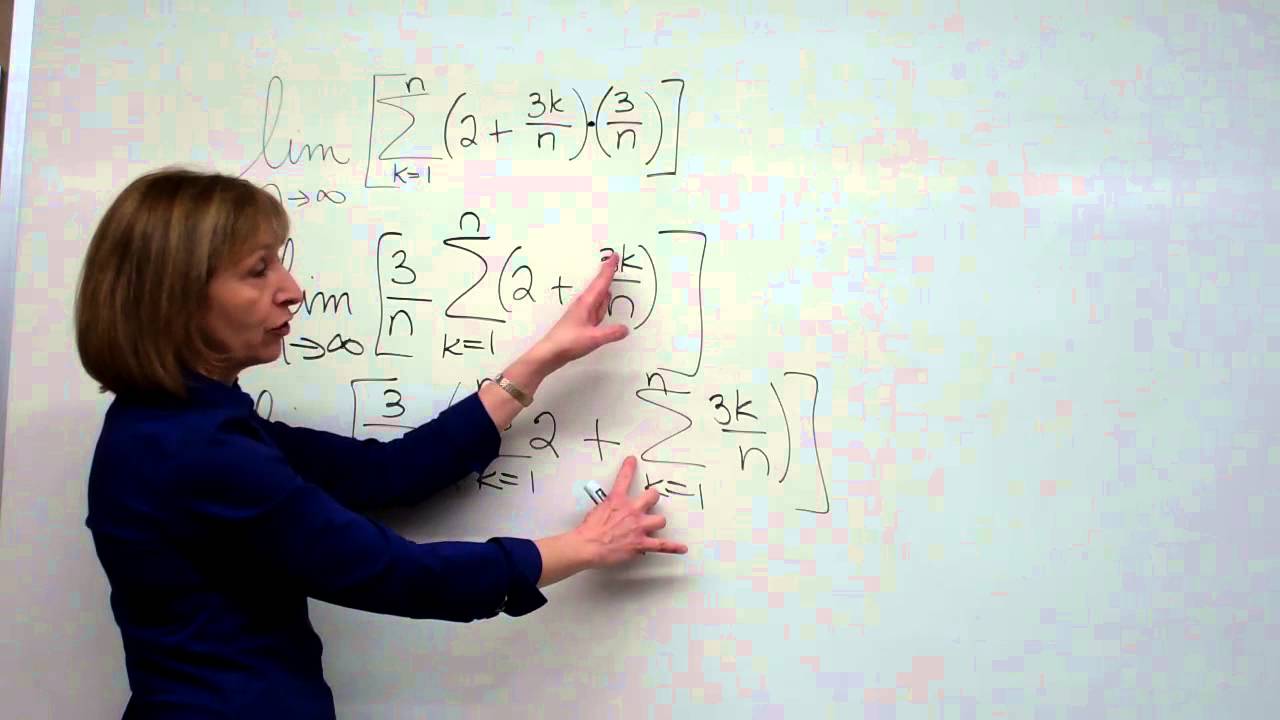 Limit of infinity of a summation example
