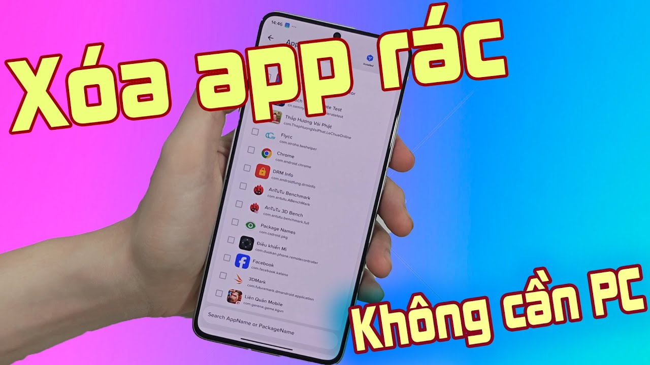 Xóa App Hệ Thống trực tiếp trên điện thoại - Không cần PC, Laptop!!