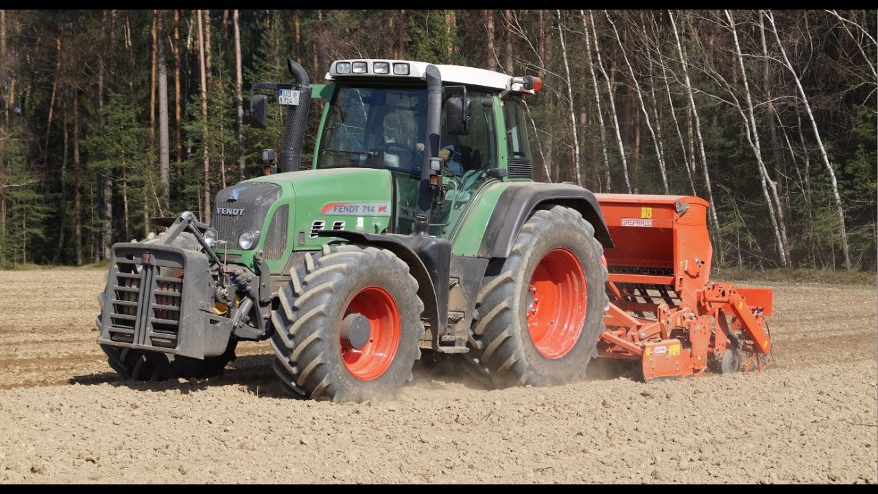 Sommergerste säen mit FENDT 714 Vario