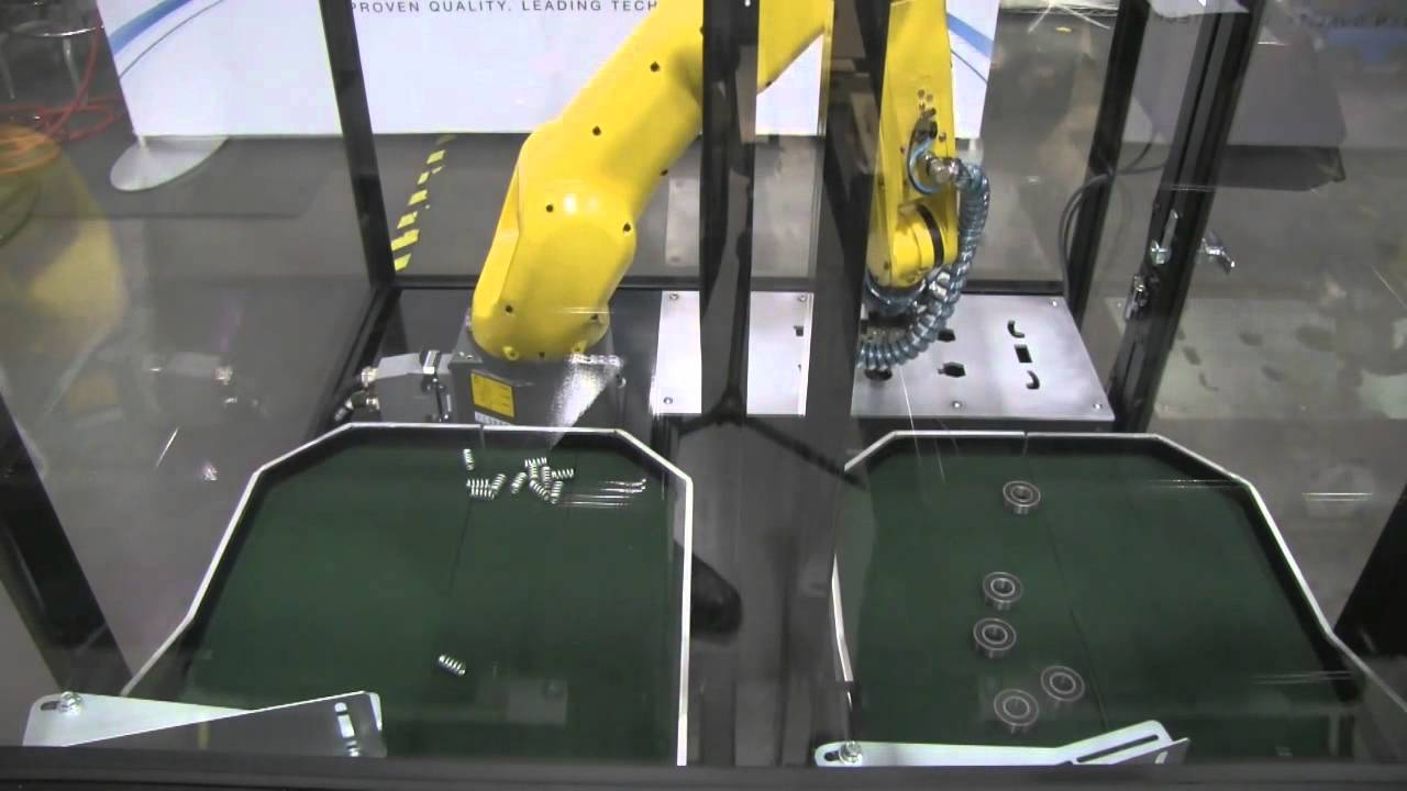 Flexible Part Feeding with Graco's G-Flex™ 1500 Feeder and FANUC Robots