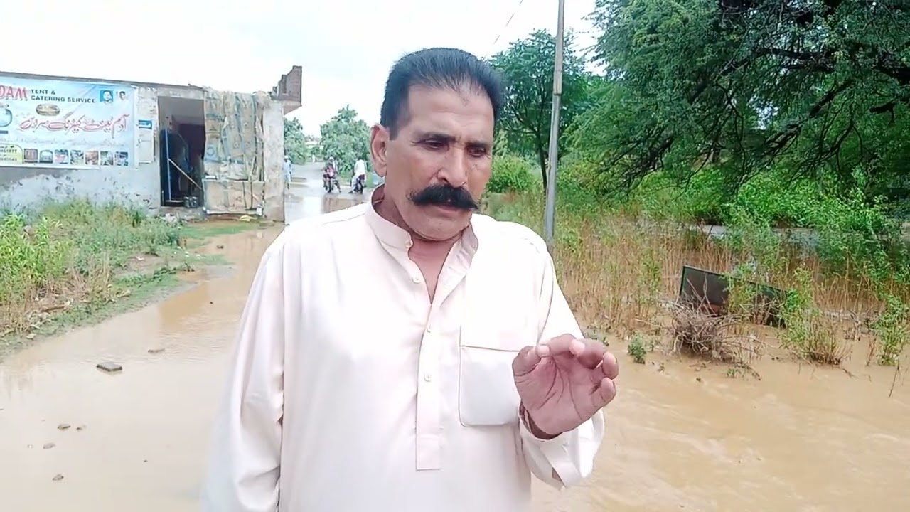 Rain Flood At Faizpur Shareef Distt Mirpur