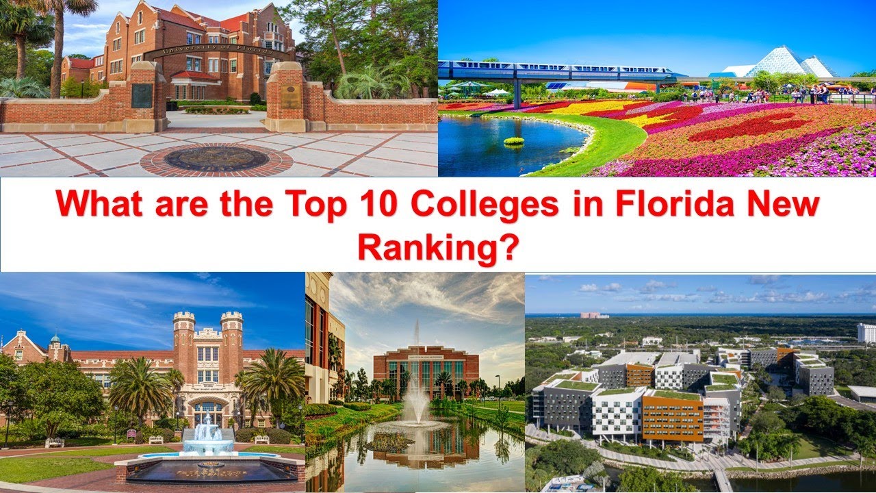 What are the TOP 10 COLLEGES IN FLORIDA NEW RANKING?