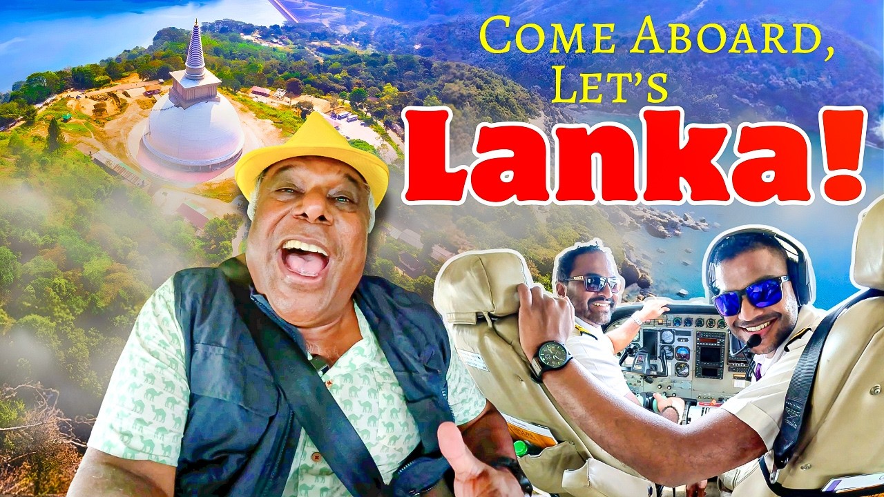40-Minute Flight Through Heaven... Colombo to Anuradhapura | Sri Lanka #srilanka