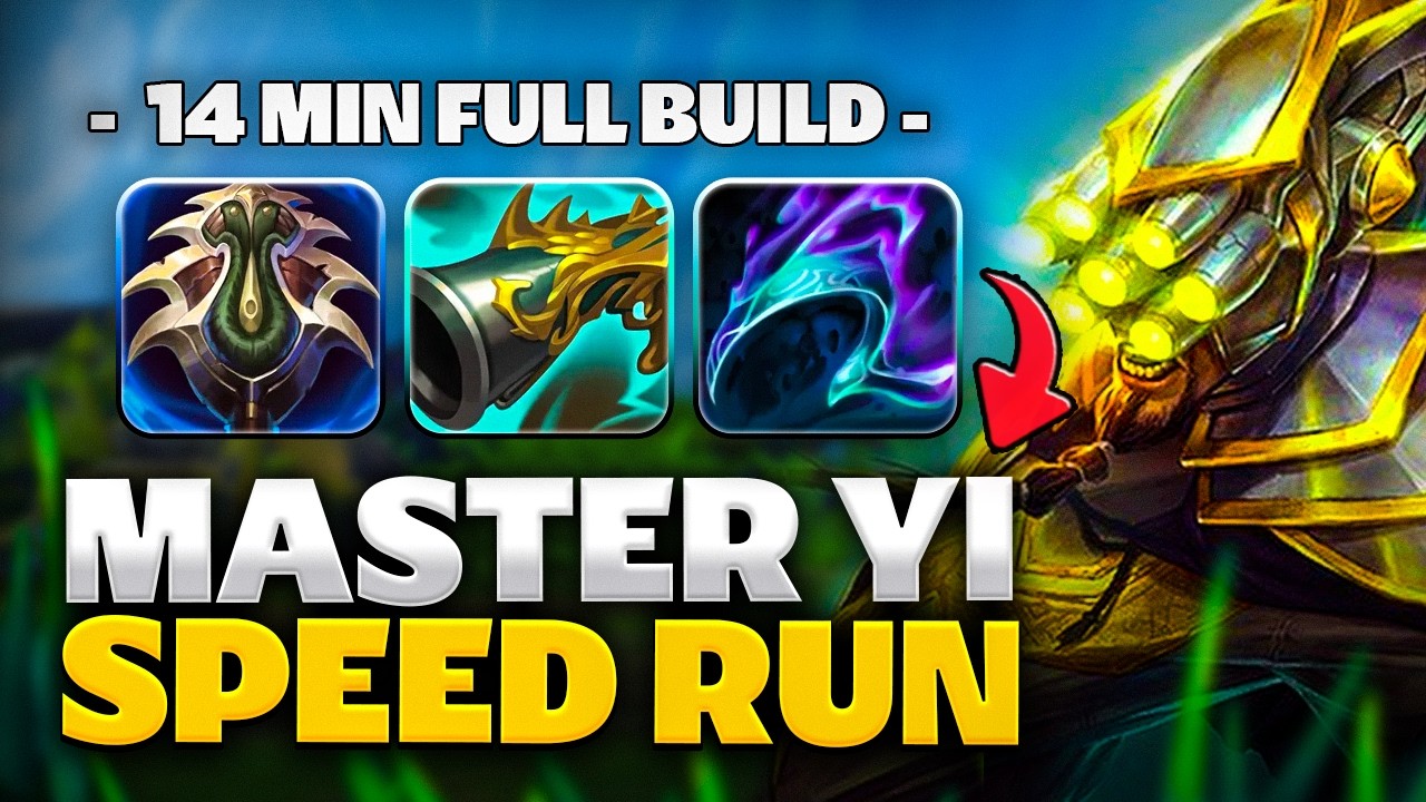 HOW I GOT 3 ITEMS AT 14 MINUTES ON MASTER YI