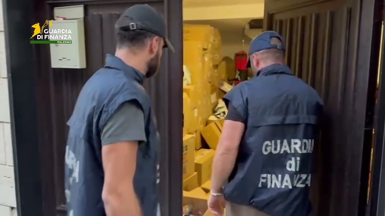 Gdf, sequestro prodotti da fumo