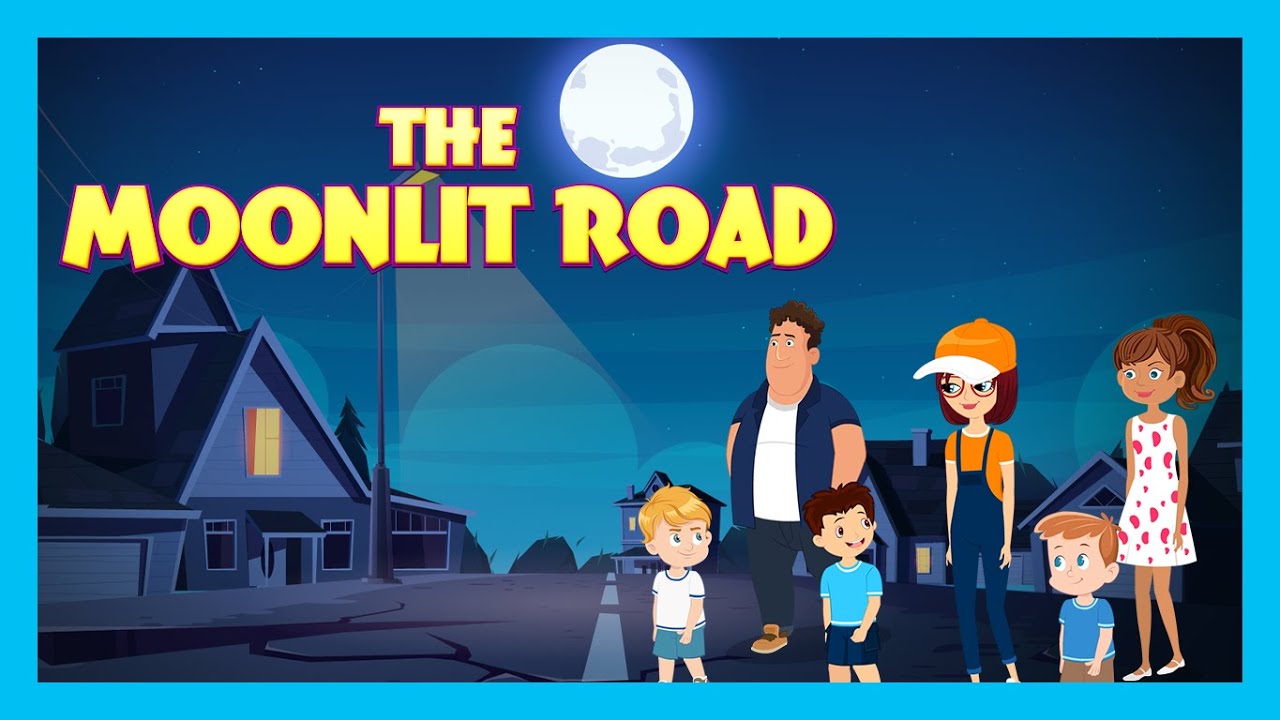 THE MOONLIT ROAD | Halloween Kids Stories | Short Stories for Kids | Tia & Tofu Stories | Kids Hut