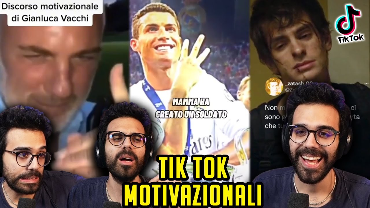 Dario Moccia reagisce ai VIDEO MOTIVAZIONALI di TIKTOK