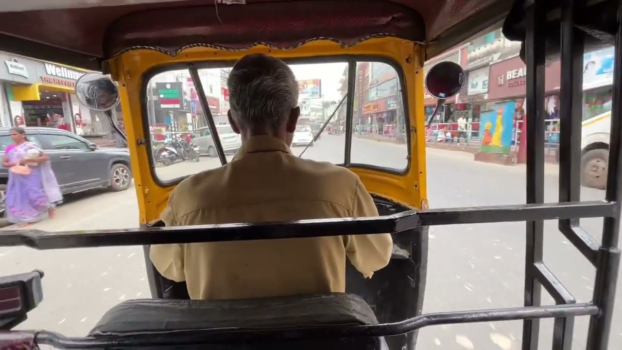 Busy Road Tuk TuK Drive In Busy street 