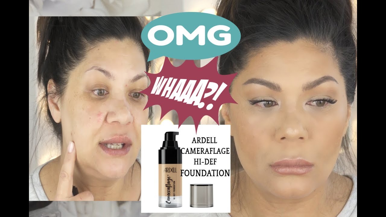 WHAT??? ARDELL Cameraflage Hi-Def Foundation First Impression and 5+ Hour Wear Test