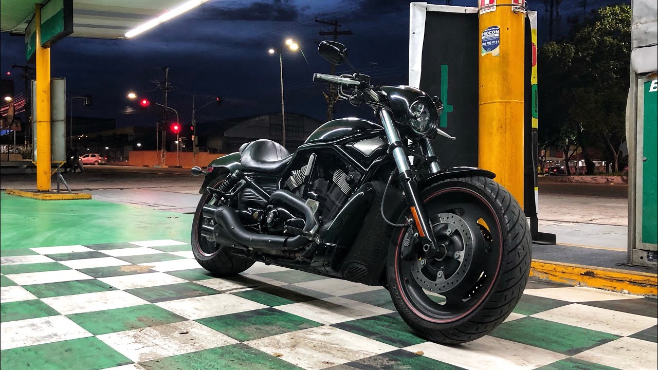 [ 4K ] RACE MOTOR BIKE POV | HARLEY DAVIDSON NIGHT ROD SPECIAL