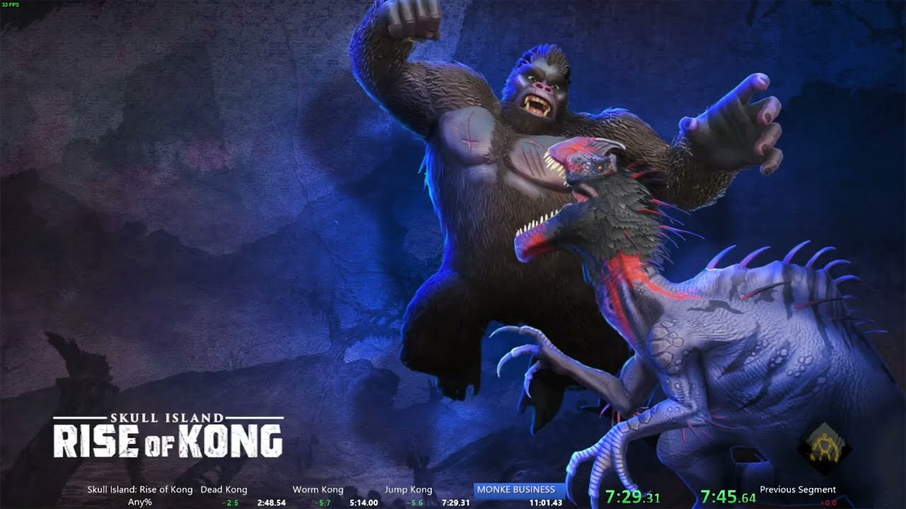 Skull Island Rise of Kong Any% Speedrun in 10:58