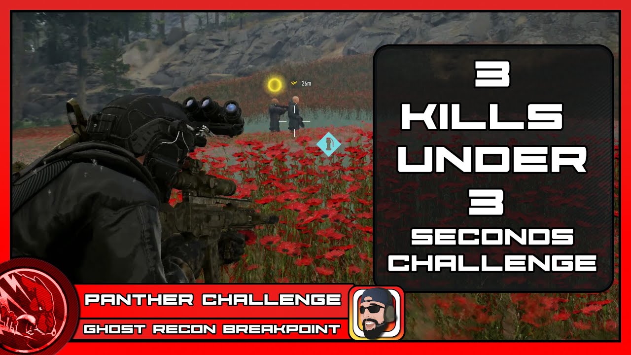 3 Kills In Less Than 3 Seconds Panther Class Challenge | Ghost Recon Breakpoint