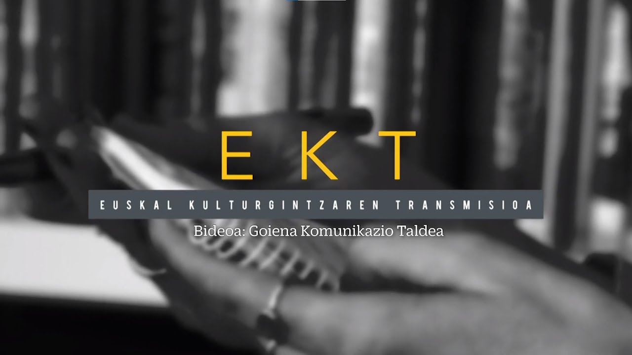 Euskal Kulturgintzaren Transmisioa (EKT) aditu titulua