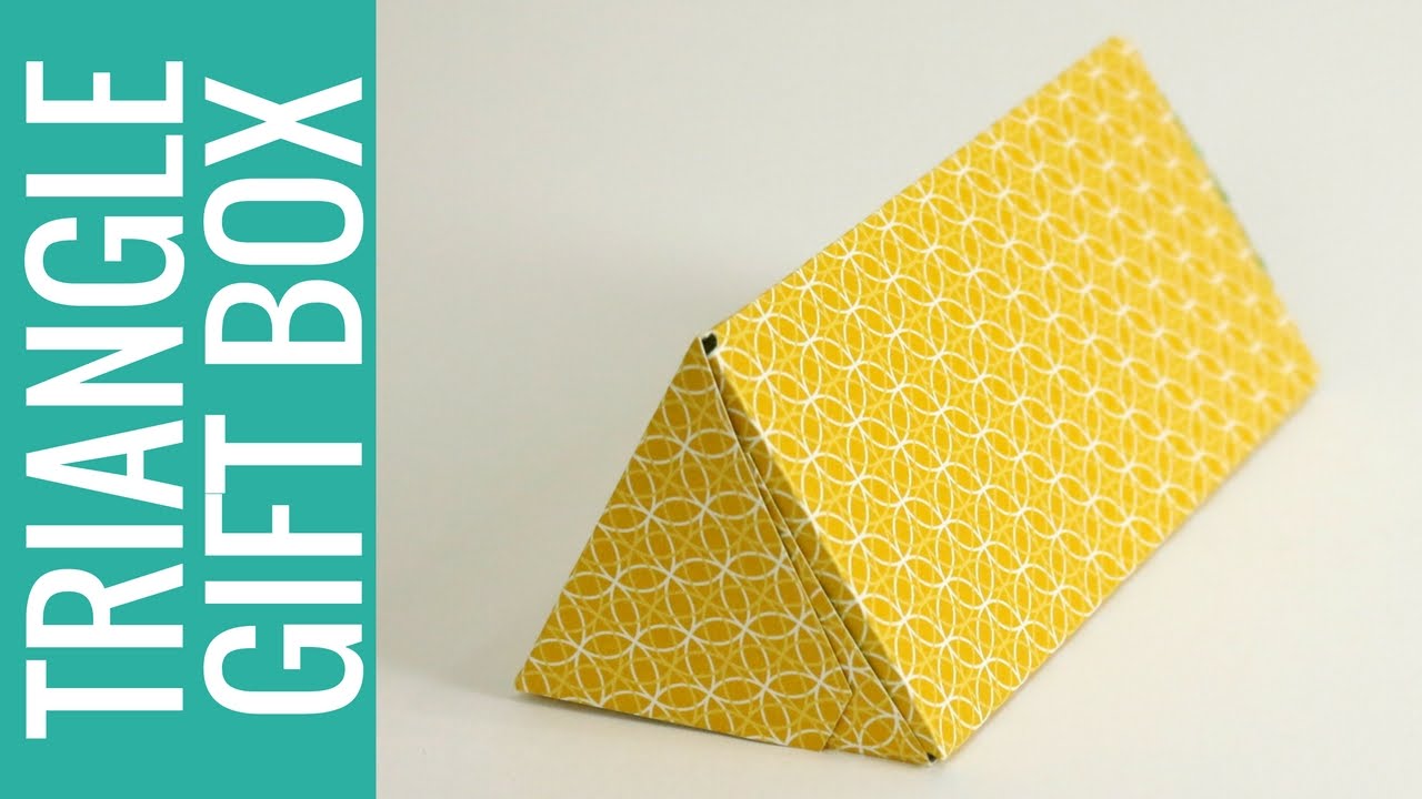 How to Make a Triangle Gift Box: Gift Bag Punch Board