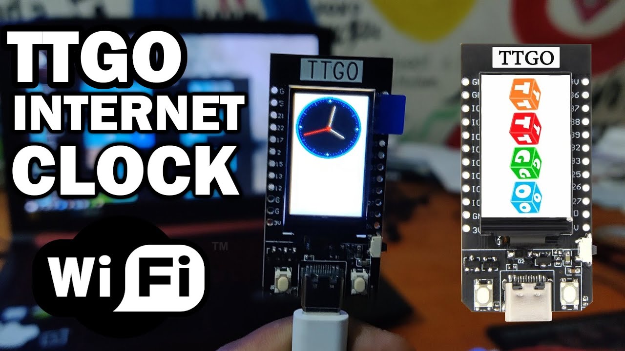 ESP32 Internet Clock with TTGO T display
